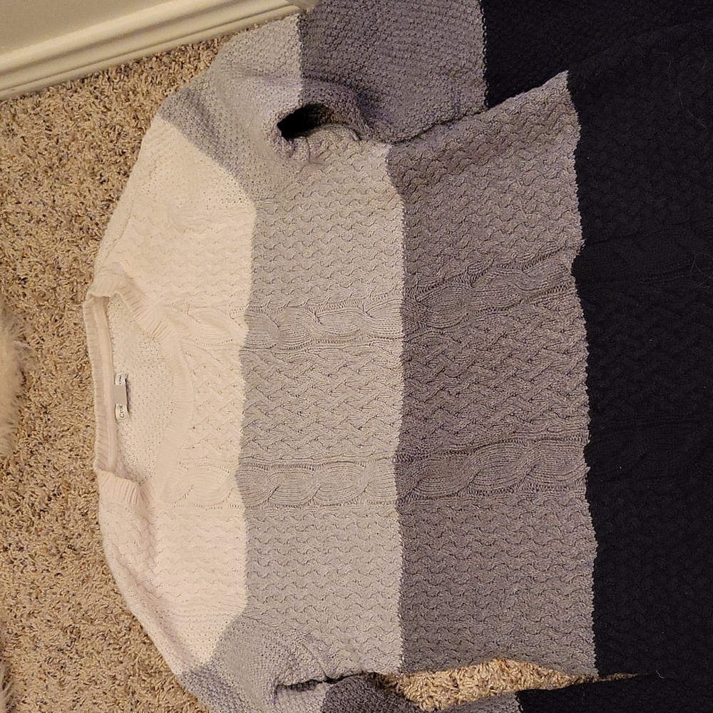 Black white and grey Sweater